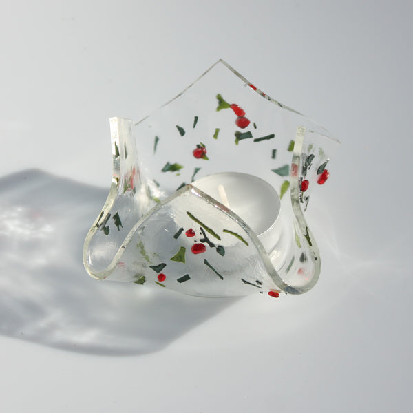 Holly Berry Tealight Holder